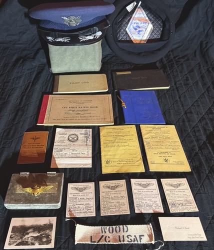 Wwii usaf pilot logbooks - usaf,
